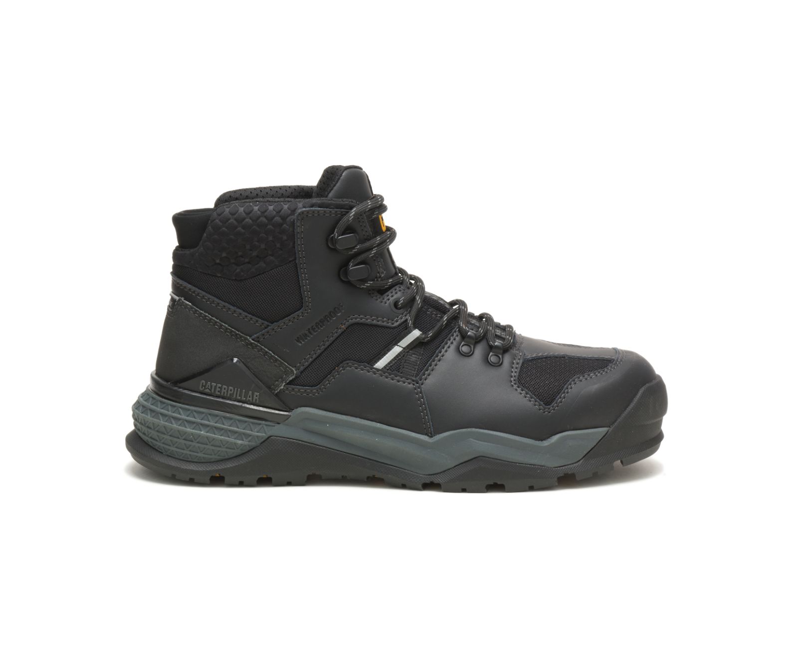 Pantofi Impermeabili Barbati Cat Provoke Mid-High Alloy Bombeu Lucru Negrii Maro | CSXE37456