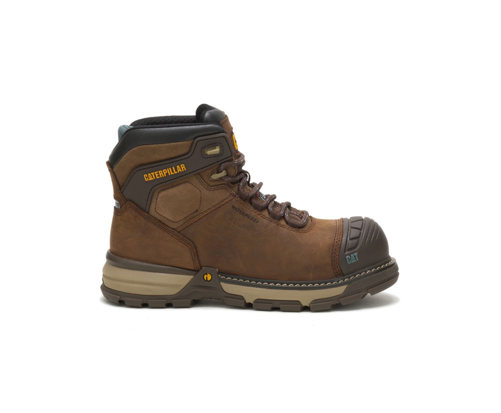 Pantofi Impermeabili Dama Cat Excavator Superlite Thinsulate™ Carbon Composite Bombeu Lucru Maro Inchis | ADNT51926