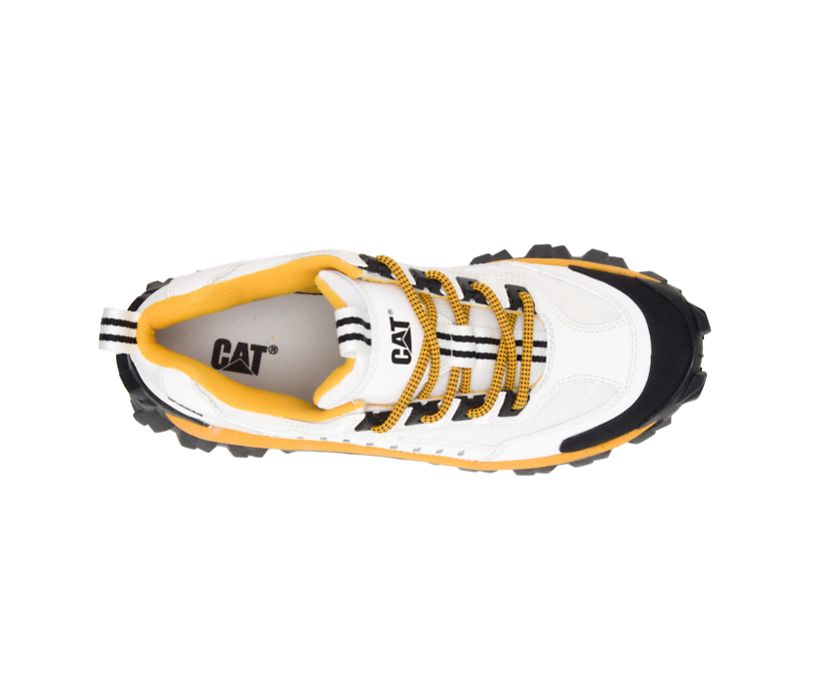 Pantofi Barbati Cat Intruder Albi Galbeni | TMPQ95130