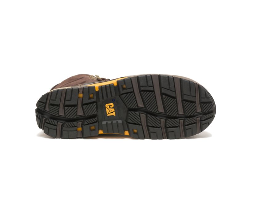 Pantofi Impermeabili Barbati Cat CAT EDGE Nano Bombeu Lucru Cafe | LBMF10673