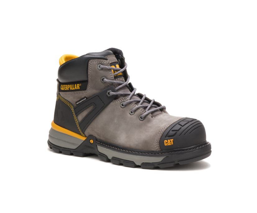 Pantofi Impermeabili Barbati Cat Excavator Superlite Carbon Composite Bombeu Lucru Albastri Gri | CJLH57298