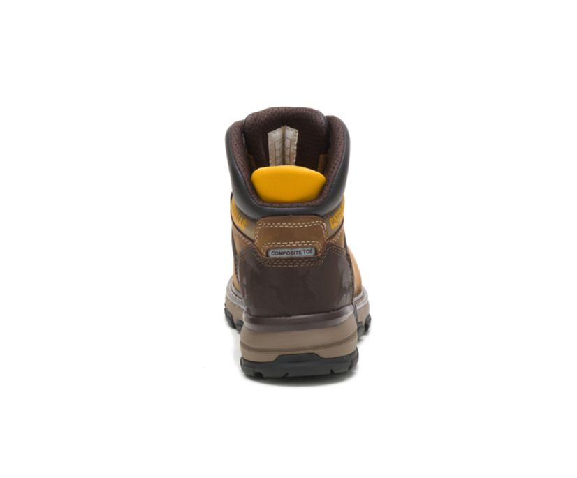 Pantofi Impermeabili Barbati Cat Excavator Superlite Carbon Composite Bombeu Lucru Maro | ENUM78641