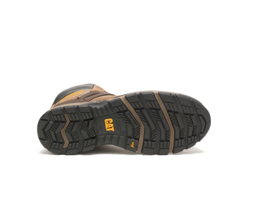 Pantofi Impermeabili Barbati Cat Excavator Superlite Soft Bombeu Lucru Bej Inchis | MNIK15290