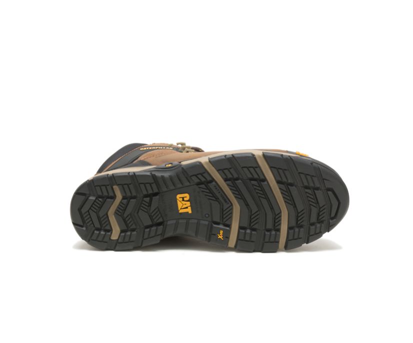 Pantofi Impermeabili Barbati Cat Excavator Superlite Thinsulate™ Carbon Composite Bombeu Lucru Maro Inchis | OMDA53426