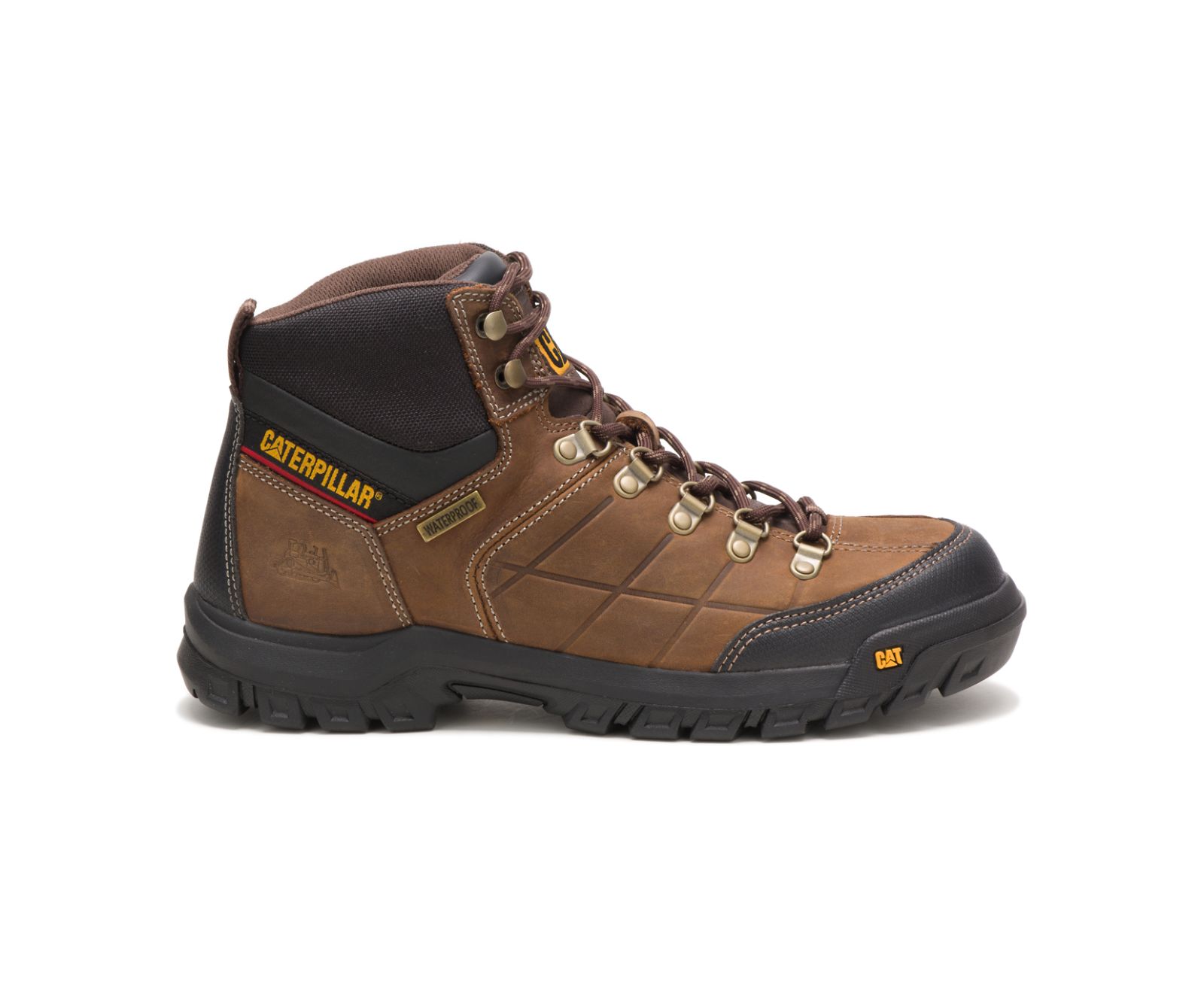 Pantofi Impermeabili Barbati Cat Threshold Lucru Maro | ZFME21583